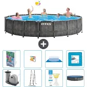 Intex Prism Frame Pool Rund - 549x122 cm - 7-teilig S570