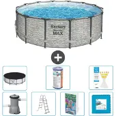Bestway Steel Pro MAX Rund - 427x122 cm - 6-teilig S602