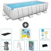 Bestway Power Steel Rechteckig - 488x244x122 cm - 6-teilig S582