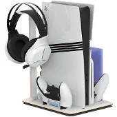 IMP Tech DLX+ LED Multi Function Charger Tower PS5 standard / Digital - White