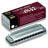 Seydel Harmonicas Seydel 1847 Edle Blues-Mundharmonika C
