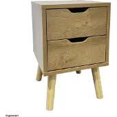 HTI Nachtschrank 2 Schubladen Thekla 2945
