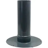 Fleck Flachdach-Unterteil DN 125 Spezial-Hart-PVC