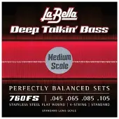 La Bella Bass 760FS-M Flat Med. 045/105