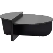 Skye Decor , Orion - Wood, Black V2, Couchtische, Holz, Melaminplatte, 90 x 60 x 30 cm