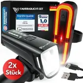 MIVELO Fahrradlicht Set mit Bremsanzeige "SMART-Ultimate"