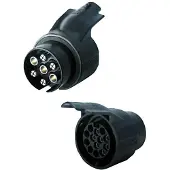 Peruzzo Spina 7-13 Pole Adapter Schwarz Junge Schwarz One Size