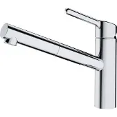 Franke 115.0623.055, Standard, Chrom, Messing, Hebelgriffe, Einzelbild, 3/8"