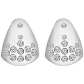 Hot Diamonds Designer-Silberohrringe mit Diamanten und Topasen Spritz DE835