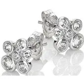 Hot Diamonds Charmante Silberohrringe mit Diamant und Topas Tender DE836