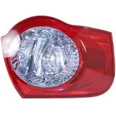 BESTPRICE Heckleuchte außen, LED [Hersteller-Nr. 31478280] für VW