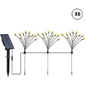 Lumisky Set Aus 18 Solarleuchten Mit 180 Glühbirnen LYRA h70cm