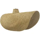 Lumisky Lampenschirm KLEIA aus Seegras im Ethno-Stil, 93 cm, für Pendelleuchte, E27-Fassung