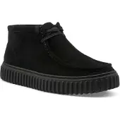Clarks Torhill Hi Wildlederschuhe, Schwarz 42 EU