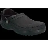 Crocs - Classic Crafted Vegan Suede Clog - Sandalen Gr M11 schwarz