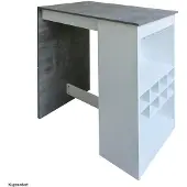 HTI Küchenbar Lisa Beton Weiss