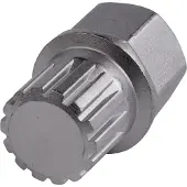 SW-Stahl 02381L-13 Felgenschloss-Demontage-Adapter I Adapter 12 I Demontage Werkzeug zum Lösen der Radsicherung I Lösewerkzeug für Felgenschlösser I Felgenschloss Ausdreher