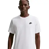 Nike Herren T-Shirt Sportswear AR4997-101 M - White/Black - M