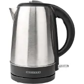 Melissa 16130310 - Wasserkocher mit 1,7 Litern Fassungsvermögen und 2200 Watt Leistung - Trockengehschutz und Abschaltautomatik - Edelstahl