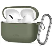TechProtection Tech-Protect Silikonhaken Für Apple Airpods Pro 3 Olivgrün