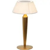 Zafferano Flaminia LED-Akkuleuchte-Gold-mit LED (2200K/2700K/3000K)