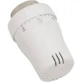 Mert Radiator Thermostatkopf Weiß – Heizkörperthermostat Sami THN für Badheizkörper, stufenlose Temperaturregelung