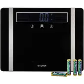 Salter SA00576FEU12 Extra Wide Analyser Scale, Black