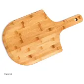 Zeller Present Pizzaschneidebrett "Bamboo", zum Servieren von Pizza