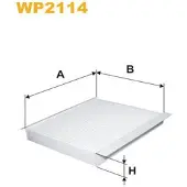 WIX FILTERS Filter, Innenraumluft WP2114