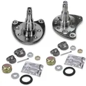 BESTPRICE 2x Achszapfen/Radnabe+2x Radlager hinten [Hersteller-Nr. 40279740] für VW, Seat
