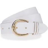 Tamaris Ledergürtel "Clara Gold" 3 cm Breite, aus Rindsleder, mit goldfarbener Dornschnalle