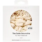 Vegan Boost Satin Haargummis Nude Große Größe - 6 Stück