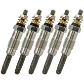 BESTPRICE 5x Glühkerze [Hersteller-Nr. 10662358] für Ssangyong, Mercedes-Benz, Daewoo