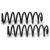 BESTPRICE 2x Fahrwerksfeder hinten [Hersteller-Nr. 40670924] für Skoda, VW