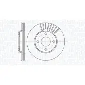 MAGNETI MARELLI Bremsscheibe [Hersteller-Nr. 361302040206] für Mazda, Ford
