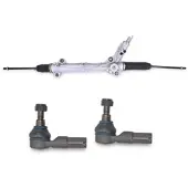 BESTPRICE Lenkgetriebe + 2x Spurstangenkopf [Hersteller-Nr. 40513922] für VW, Mercedes-Benz