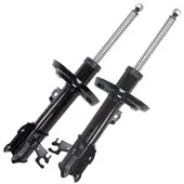 BESTPRICE 2x Stossdämpfer Vorderachse Gasdruck beidseitig [Hersteller-Nr. 10691385] für Fiat, Vauxhall, Opel