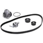 BESTPRICE Zahnriemensatz + Wasserpumpe [Hersteller-Nr. 40004873] für Opel, Vauxhall, Skoda, VW