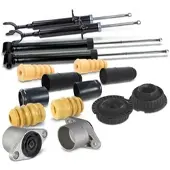 BESTPRICE 4 Gasdruck Stossdämpfer vorne + hinten [Hersteller-Nr. 10701654] für VW, Audi