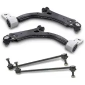 BESTPRICE 2x Querlenker + 2x Koppelstangen vorne [Hersteller-Nr. 40379041] für Ford, Mazda