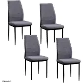 HTI Stuhl Madison Webstoff 4er-Set
