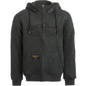 WCC Por Vida Zip-Hoodie Herren Baumwoll grau, 2XL