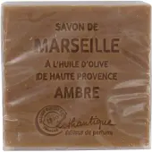 Lothantique Marseille Soap parfümiert (Duft: Bernstein) 6,5x2,5x6,5 cm