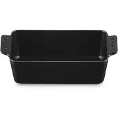 Le Creuset Backform Rechteckig 23 x 13 cm Schwarz Matt