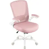 Songmics Ergonomischer Bürostuhl, Drehstuhl mit Wippfunktion, Meshstuhl OBNB35037R01
