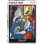 Piatnik Picasso Puzzle Frau mit Buch, 1000 Teile, Kunstmotiv