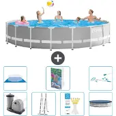 Intex Prism Frame Pool Rund - 549x122 cm - 6-teilig S573