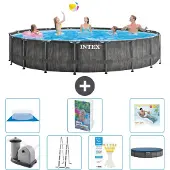 Intex Prism Frame Pool Rund - 549x122 cm - 6-teilig S670