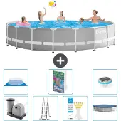 Intex Prism Frame Pool Rund - 549x122 cm - 6-teilig S596