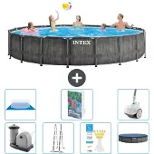 Intex Prism Frame Pool Rund - 549x122 cm - 6-teilig S616